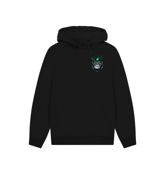 Black Printed Hoody