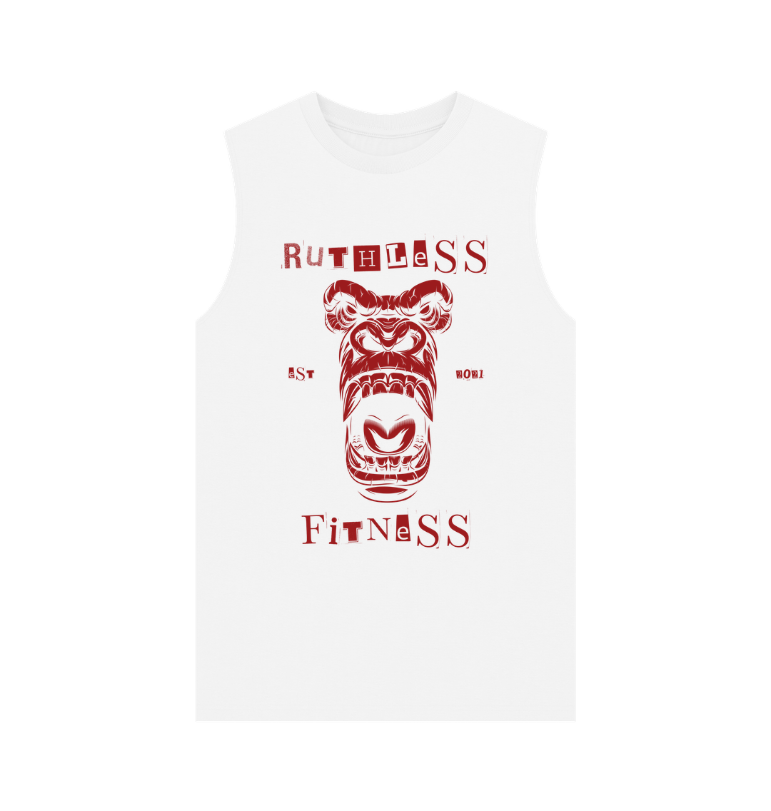 White Printed Vest Top