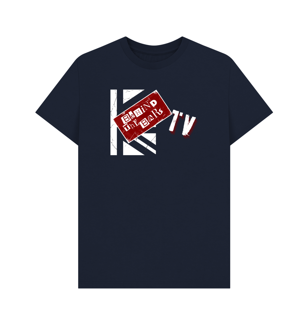 Navy Blue Printed T-shirt
