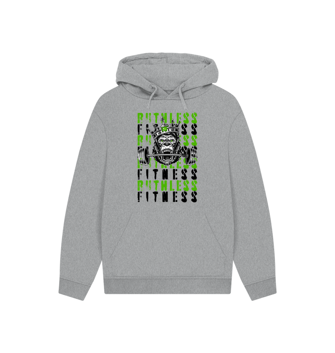 Athletic Grey Printed Hoody