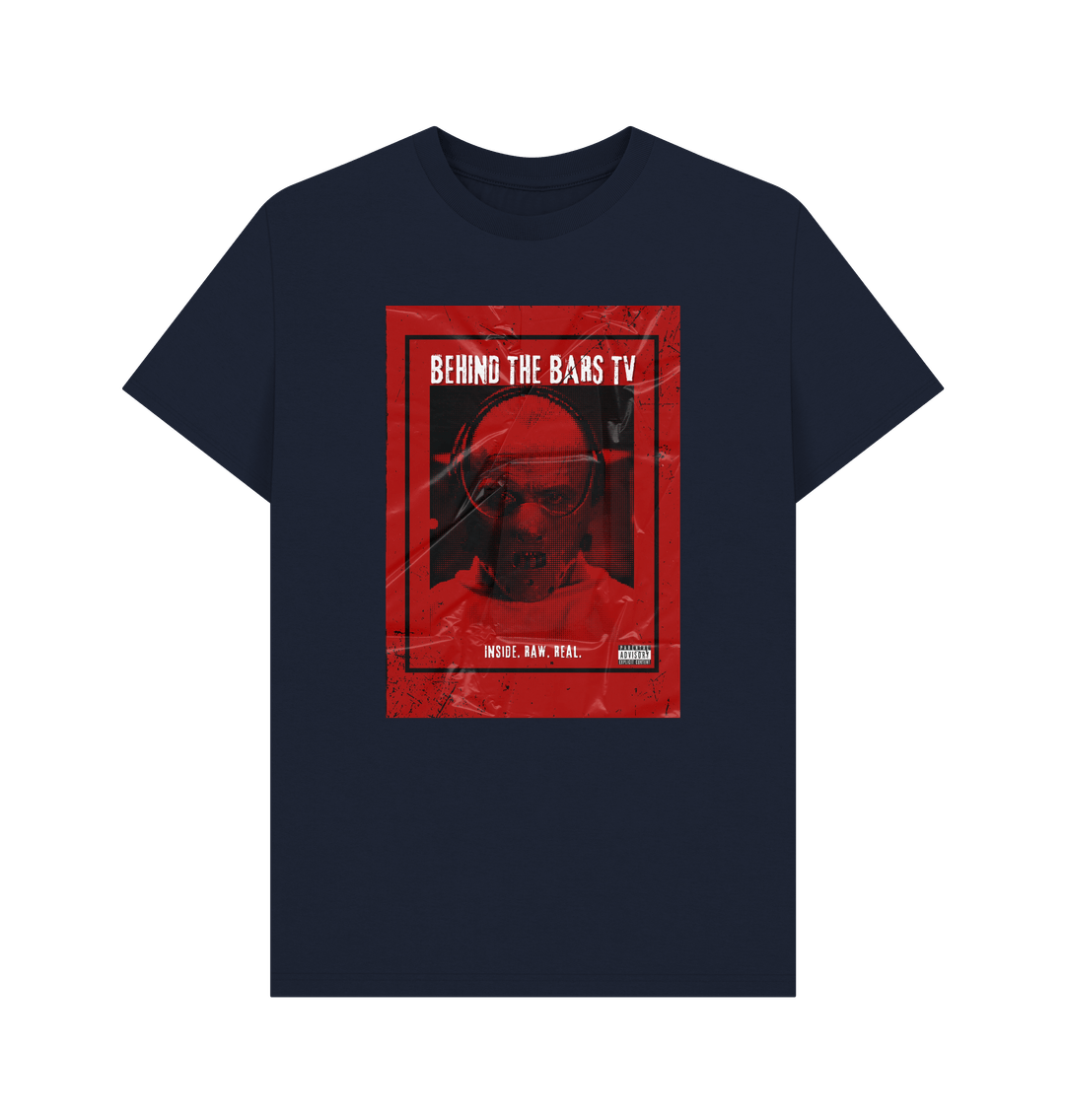 Navy Blue Printed T-shirt