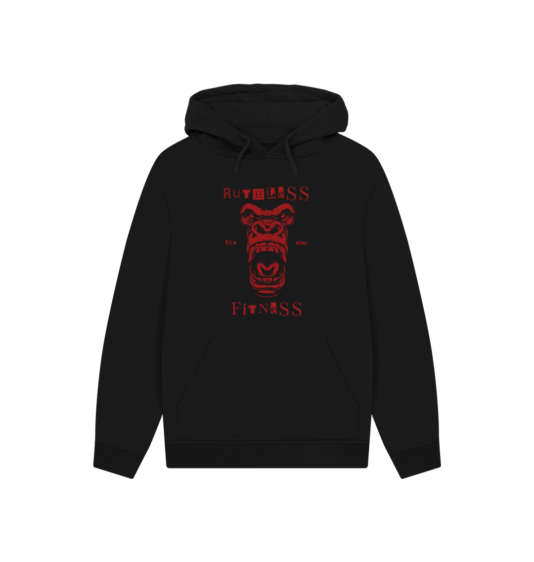 Black Printed Hoody