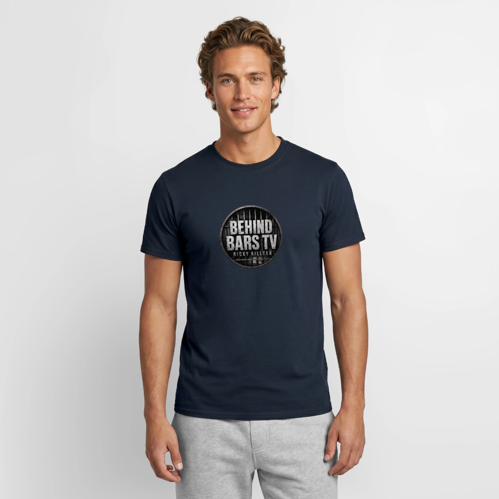 Original BEHIND BARS TV Logo - navy