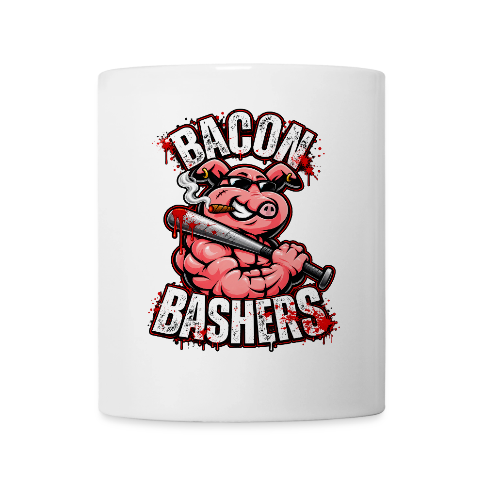 Original Bacon Basher Mug - white