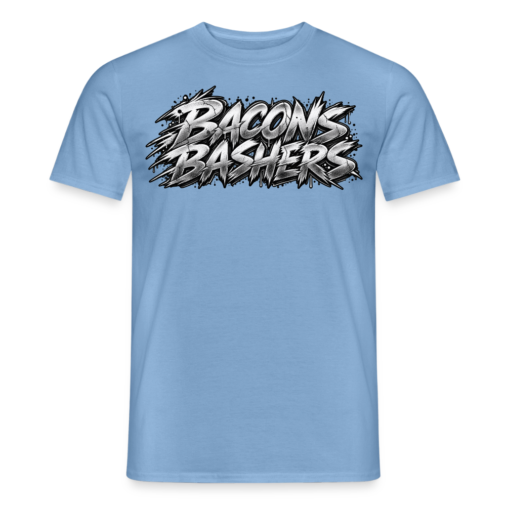 Bacon Bashers T Shirt - carolina blue