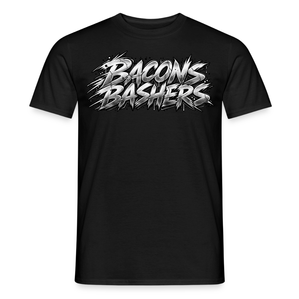 Bacon Bashers T Shirt - black