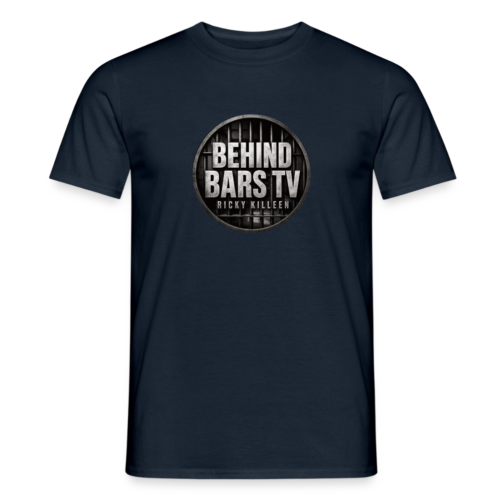 Original BEHIND BARS TV Logo - navy