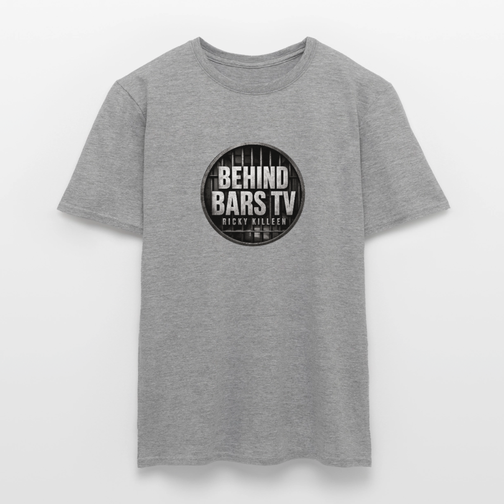 Original BEHIND BARS TV Logo - graphite heather