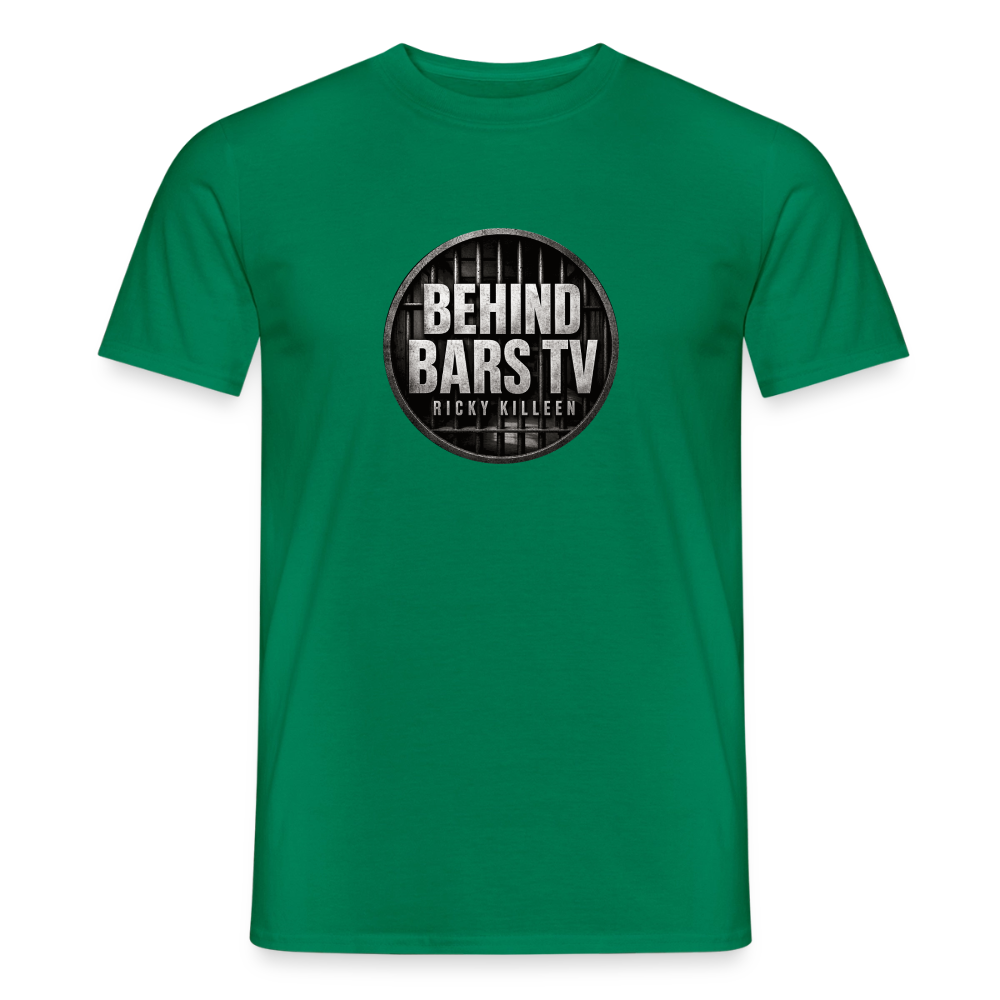 Original BEHIND BARS TV Logo - kelly green