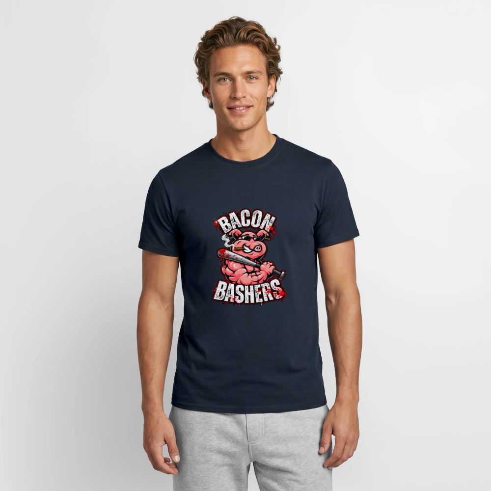 Bacon Bashers Original Logo - navy