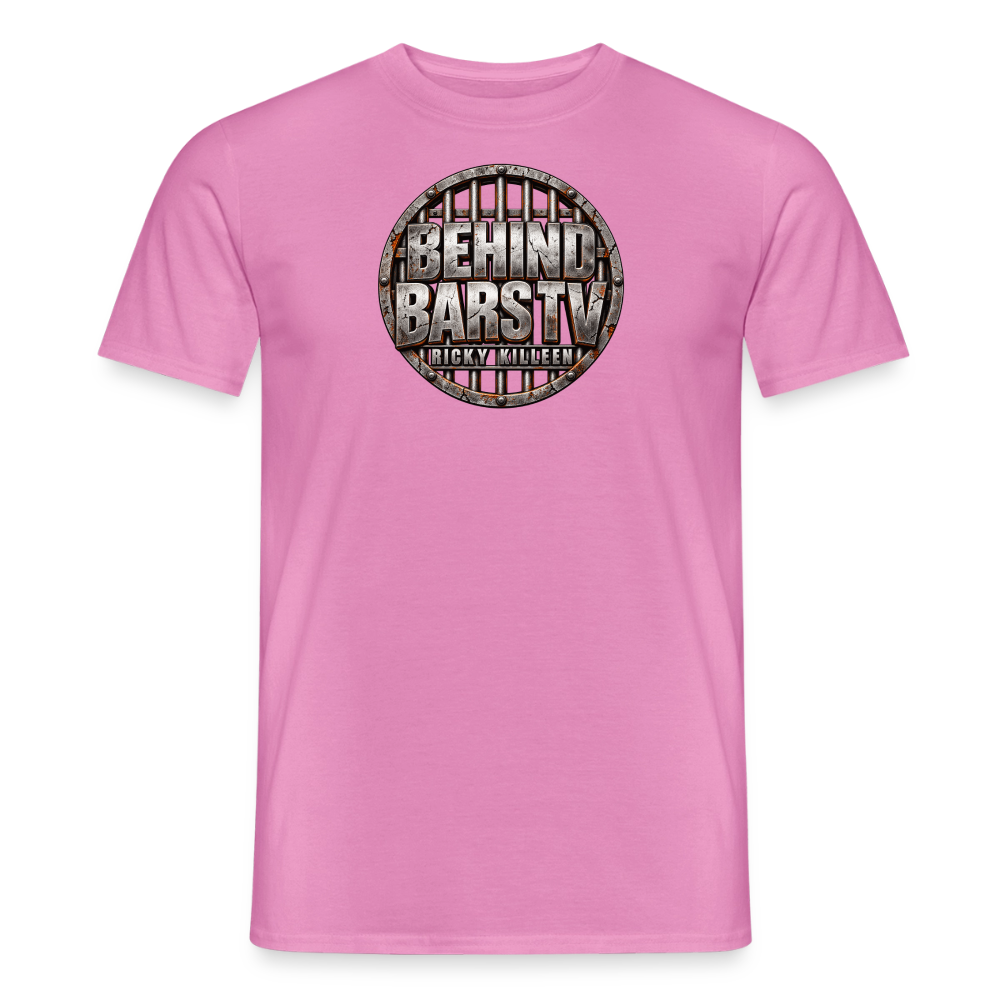 Gritty Behind Bars Logo - pink