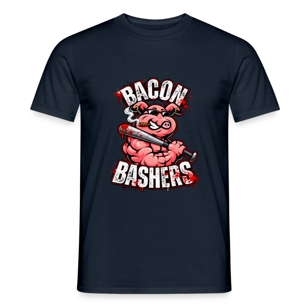 Bacon Bashers Original Logo - navy