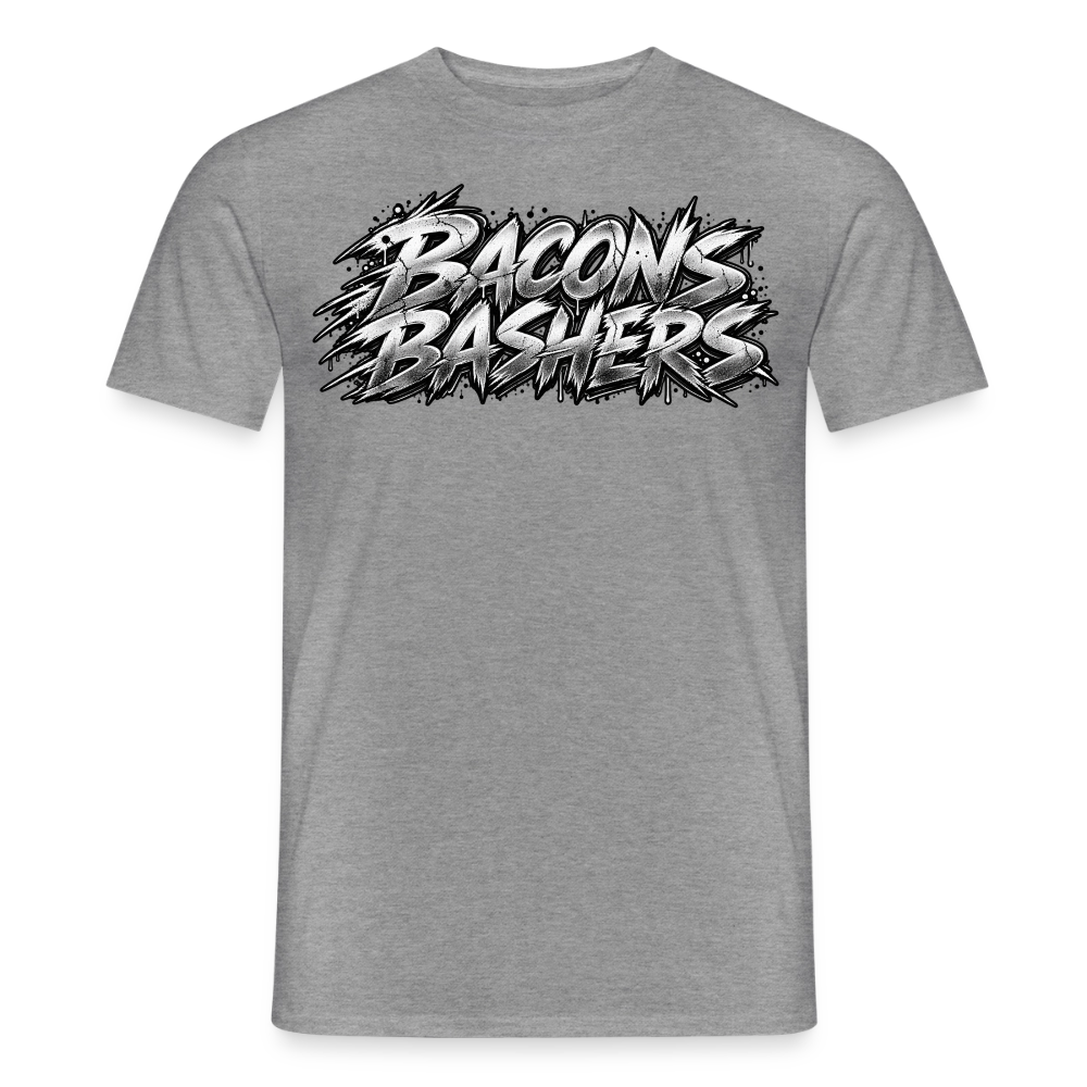 Bacon Bashers T Shirt - graphite heather