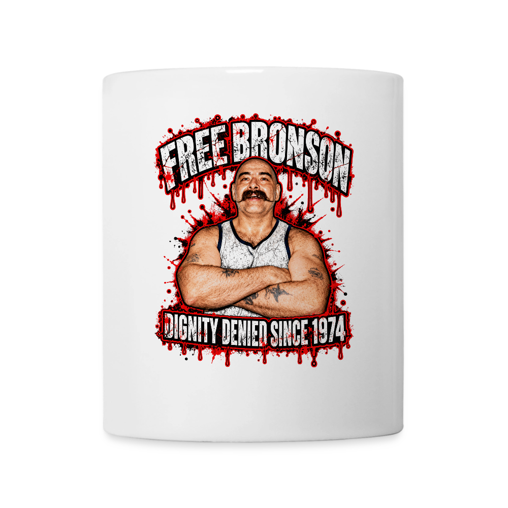 FREE BRONSON Mug - white