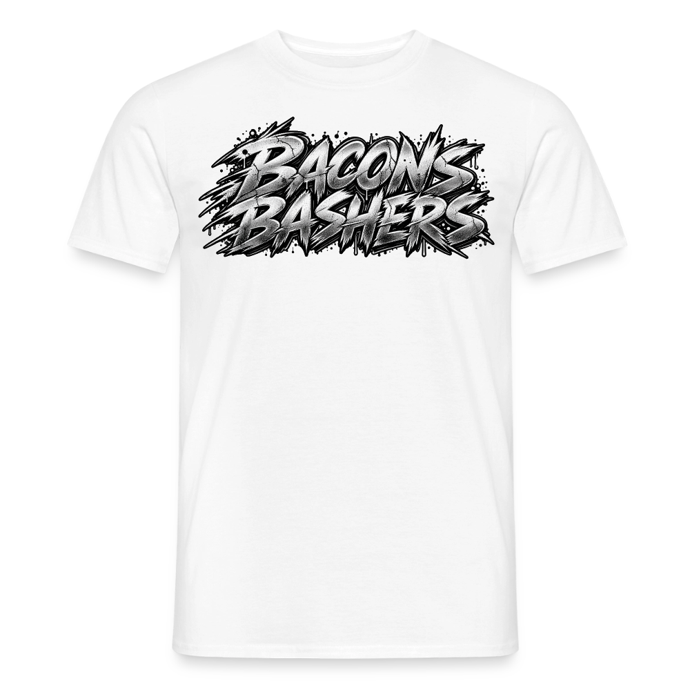 Bacon Bashers T Shirt - white