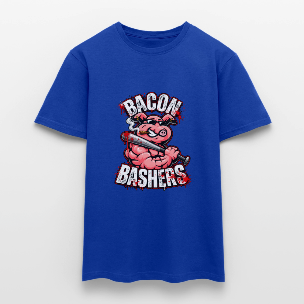 Bacon Bashers Original Logo - majorelle blue