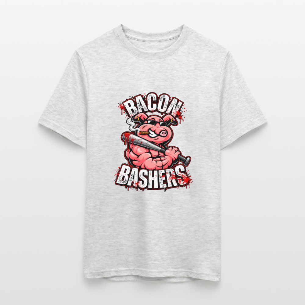 Bacon Bashers Original Logo - heather grey