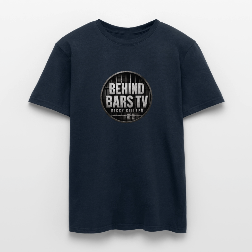 Original BEHIND BARS TV Logo - navy