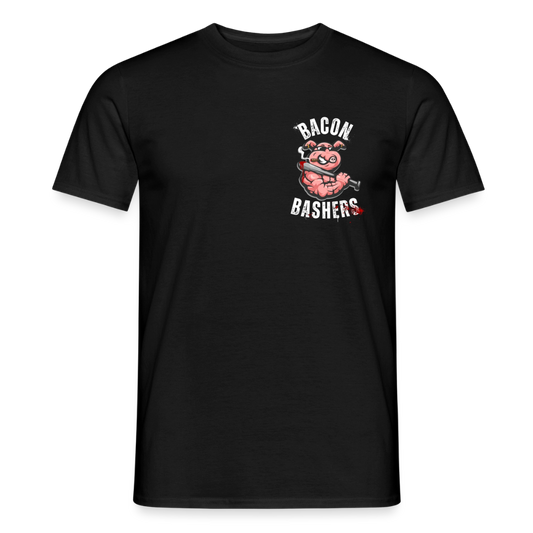 Bacon Basher Small Logo - black