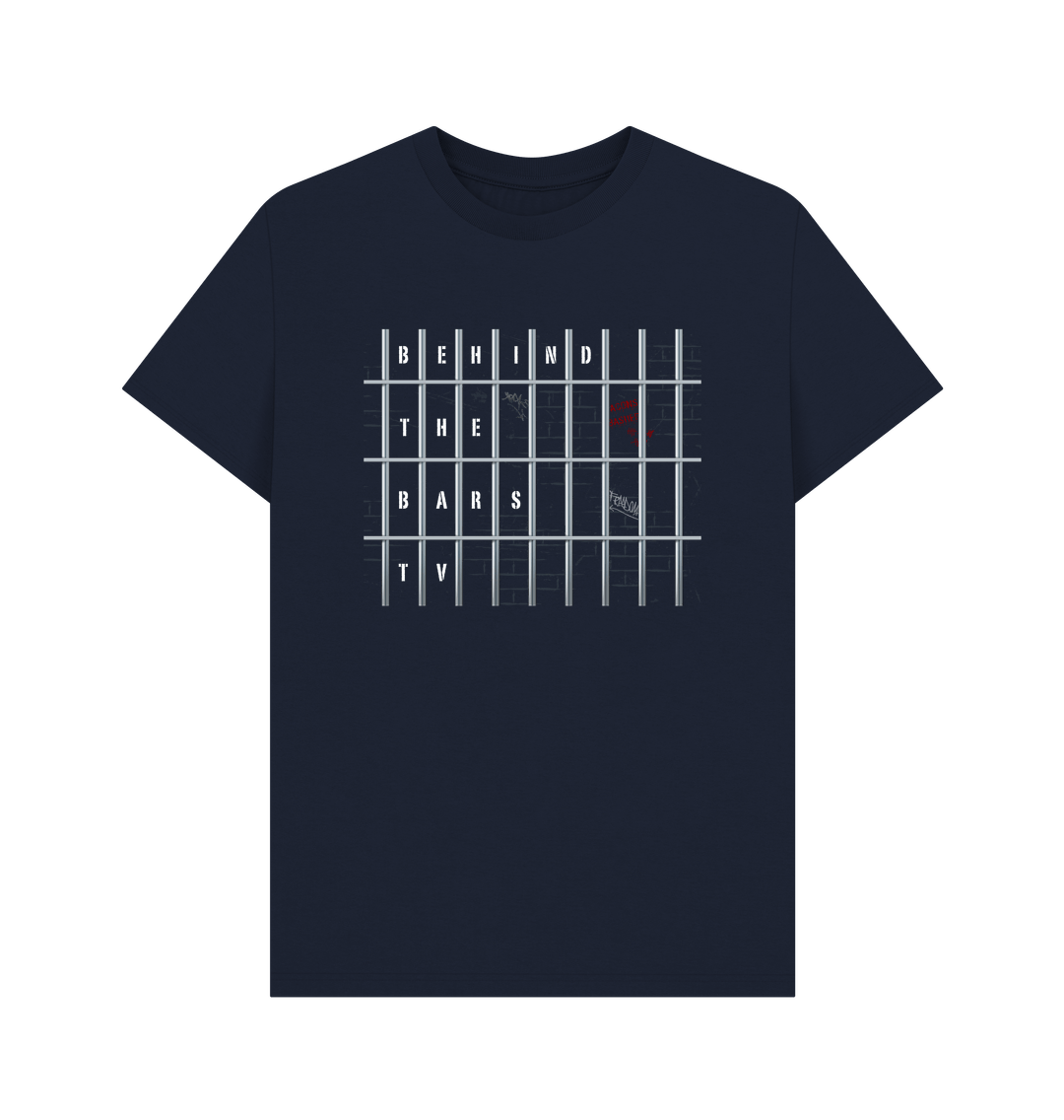 Navy Blue Printed T-shirt