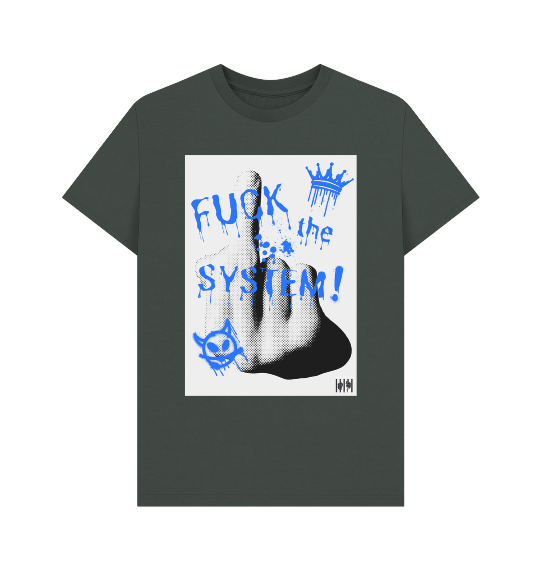 Dark Grey Printed T-shirt