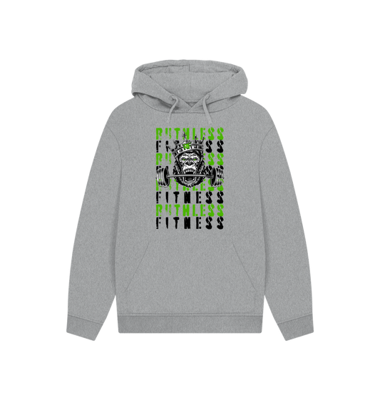 Athletic Grey Printed Hoody